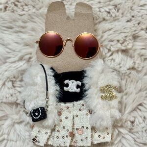Labubu Clothes with Doll accessories - 5 pcs Fancy Outfit